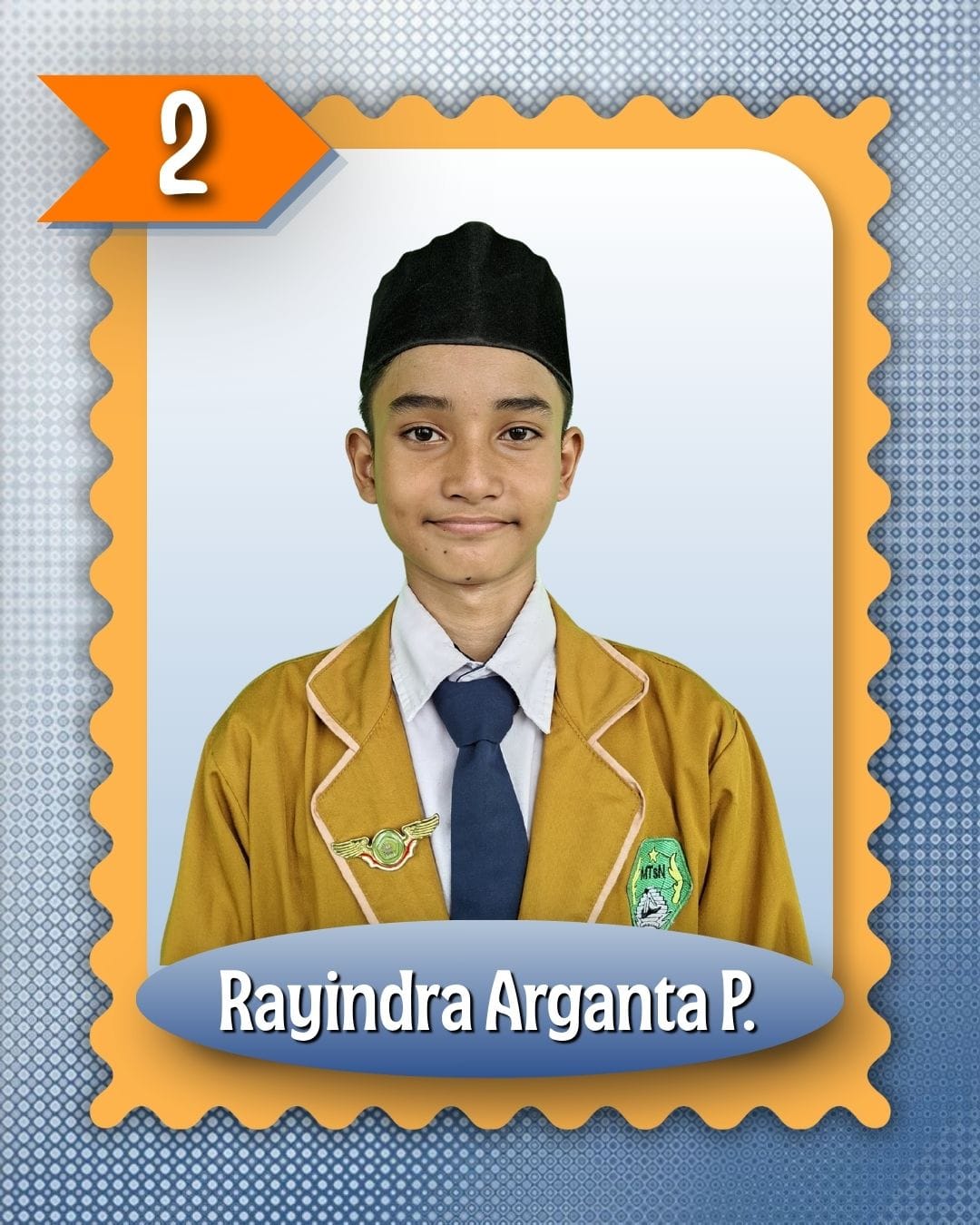 Foto pasangan calon nomor urut 2: RAYINDRA ARGANTA PRAYAGATI